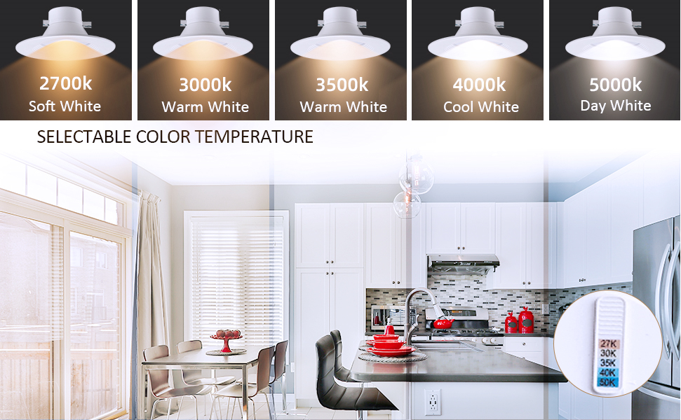 How to choose the color temperature of recessed lighting 2